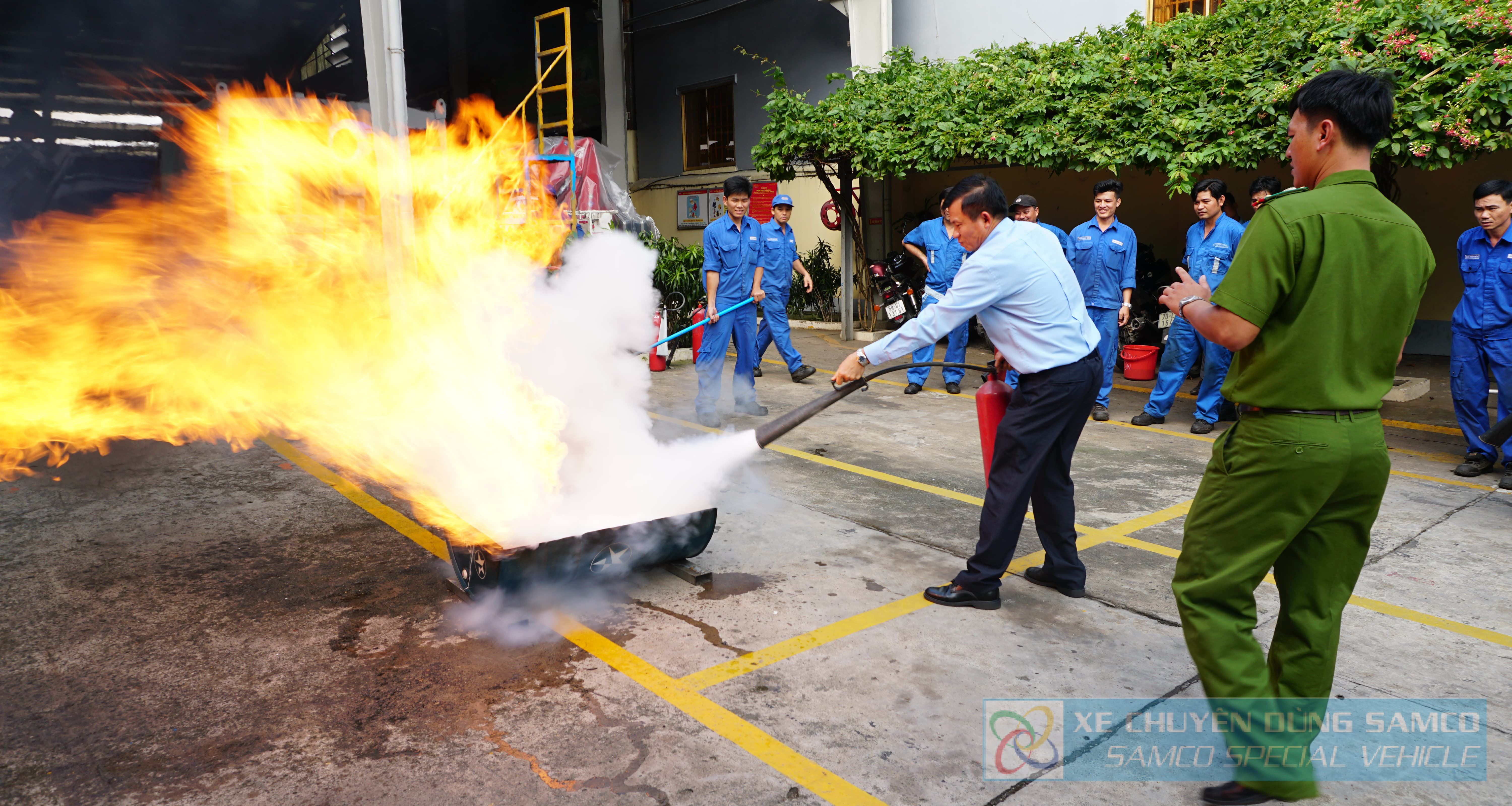 SP. SAMCO conducted Rescue and Firefighting drill in 2017