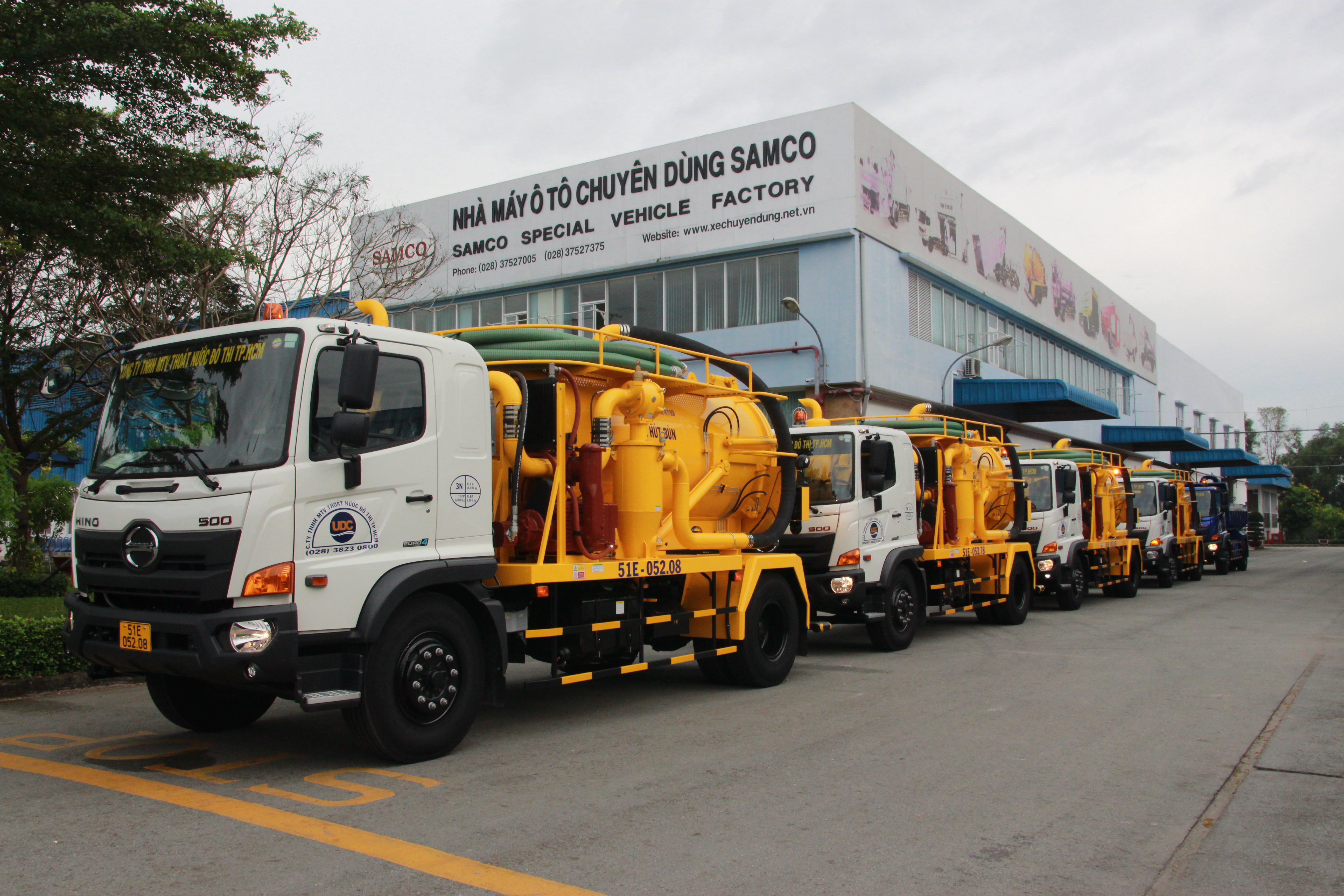 SP.SAMCO bàn giao xe chuyên dùng phục vụ thoát nước Đô thị