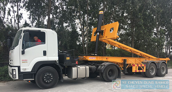 SAMCO bàn giao 01 Xe đầu kéo - rơ móc cho Công ty CP Dịch vụ Kỹ thuật và Đầu tư Ngọc Long