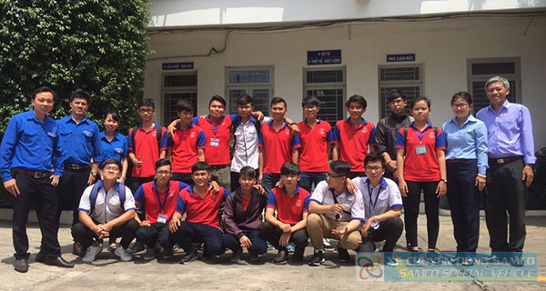 Sinh viên Trường ĐH Giao Thông Vận Tải tham quan xưởng sản xuất của Xe Chuyên dùng SAMCO