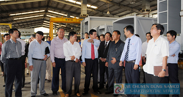 A new signal for exporting special vehicles to Cambodia market
